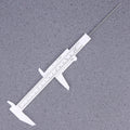 GETAJGHSD White Plastic Caliper with Dual Internal and External Measurement for Precise Industrial and Use