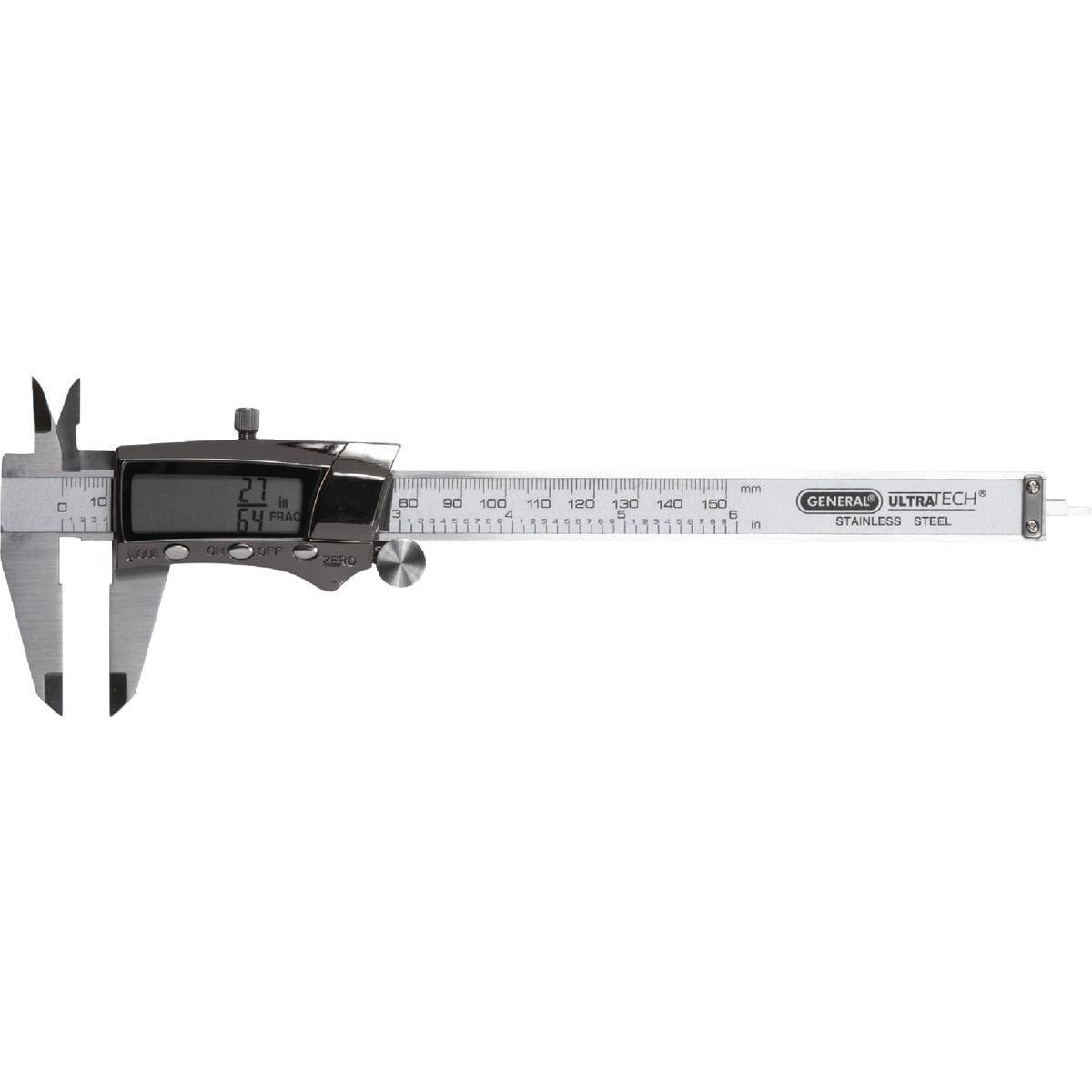 General 147 6" Fraction & Digital Fractional Caliper