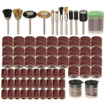 Giaone 150Pcs Rotary Power Tool Fits Dremel 1/8" Shank Sanding Polish Accessory Bit Set