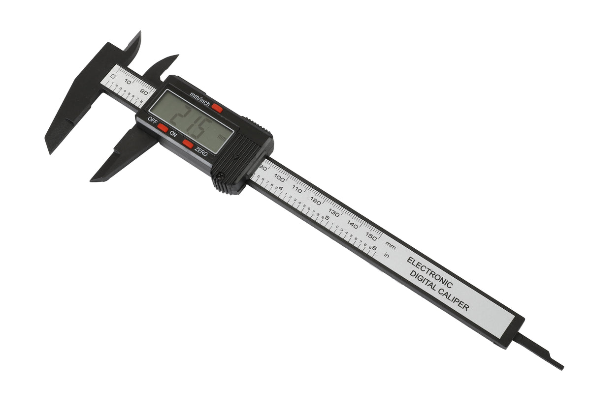 Hyper Tough 6-inch Caliper with Digital Display with SAE and mm Measurements