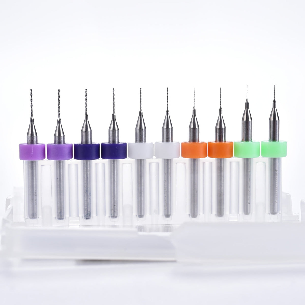 KAWELL 3D Printer Parts with 0.2mm To 0.6mm Cleaner Bits for 3D Printers, Silver, 10 Count, 10 Pack