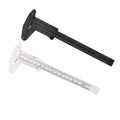 LOLIPPYY 2-Pack Lightweight Plastic 150mm Caliper Gauge for Accurate Step Depth and External Measurements