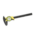 M Buder 0-150mm Plastic Dial Vernier Caliper Ruler Gauge High Accuracy Measuring Tool, 6 inches / 15.2 cm (Yellow)