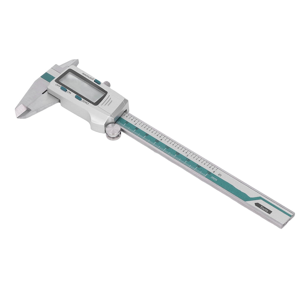M Buder Digital Caliper 0-150mm / 0-6in High Precise LCD Display Stainless Steel Electronic Vernier Measuring Tool