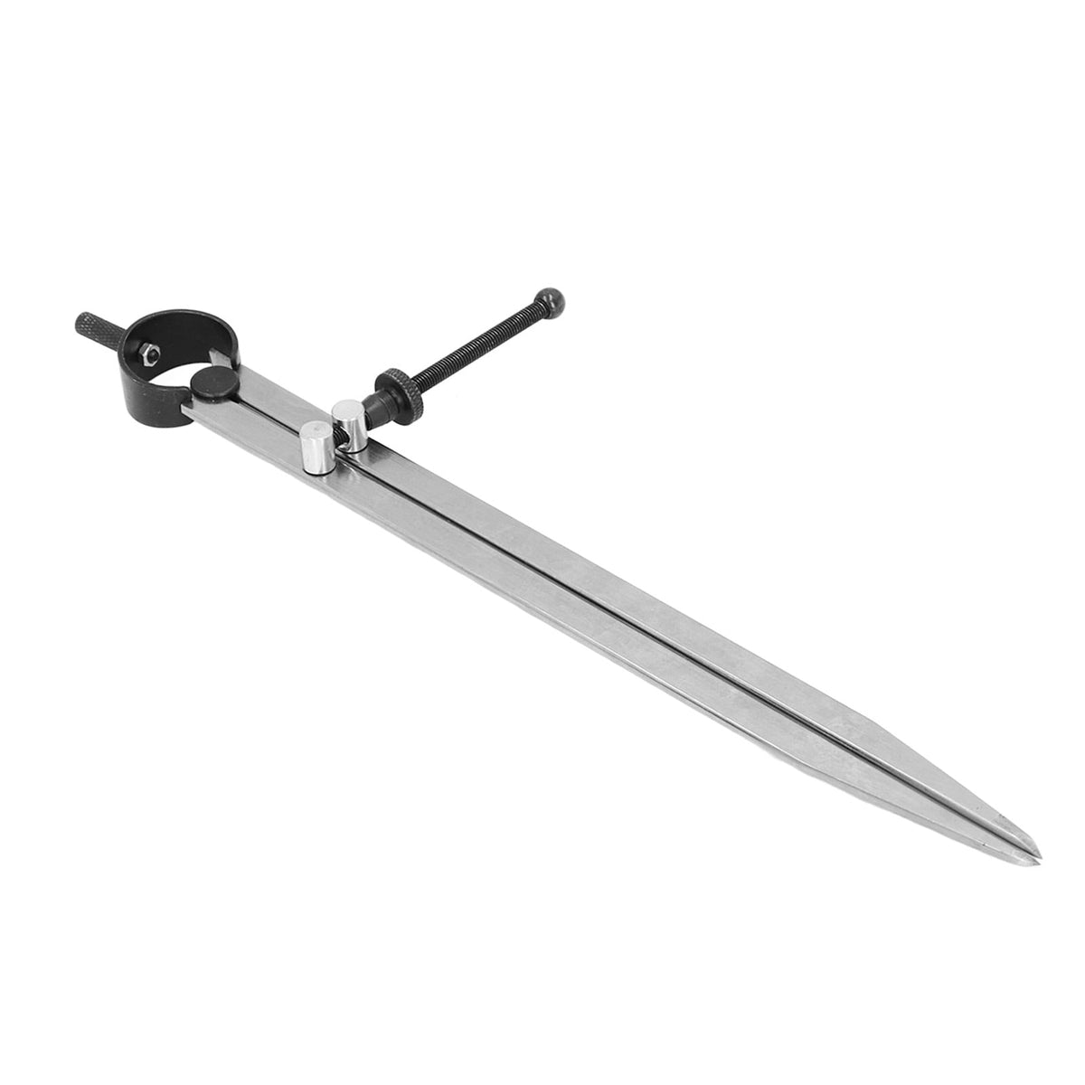 M Buder Wing Divider Adjustable Divider Calipers with Spring Nut for Leather Scribing and Marking Carbon Steel Compass Tool 5 inches / 125 mm for Wood Plastic Metal Surface