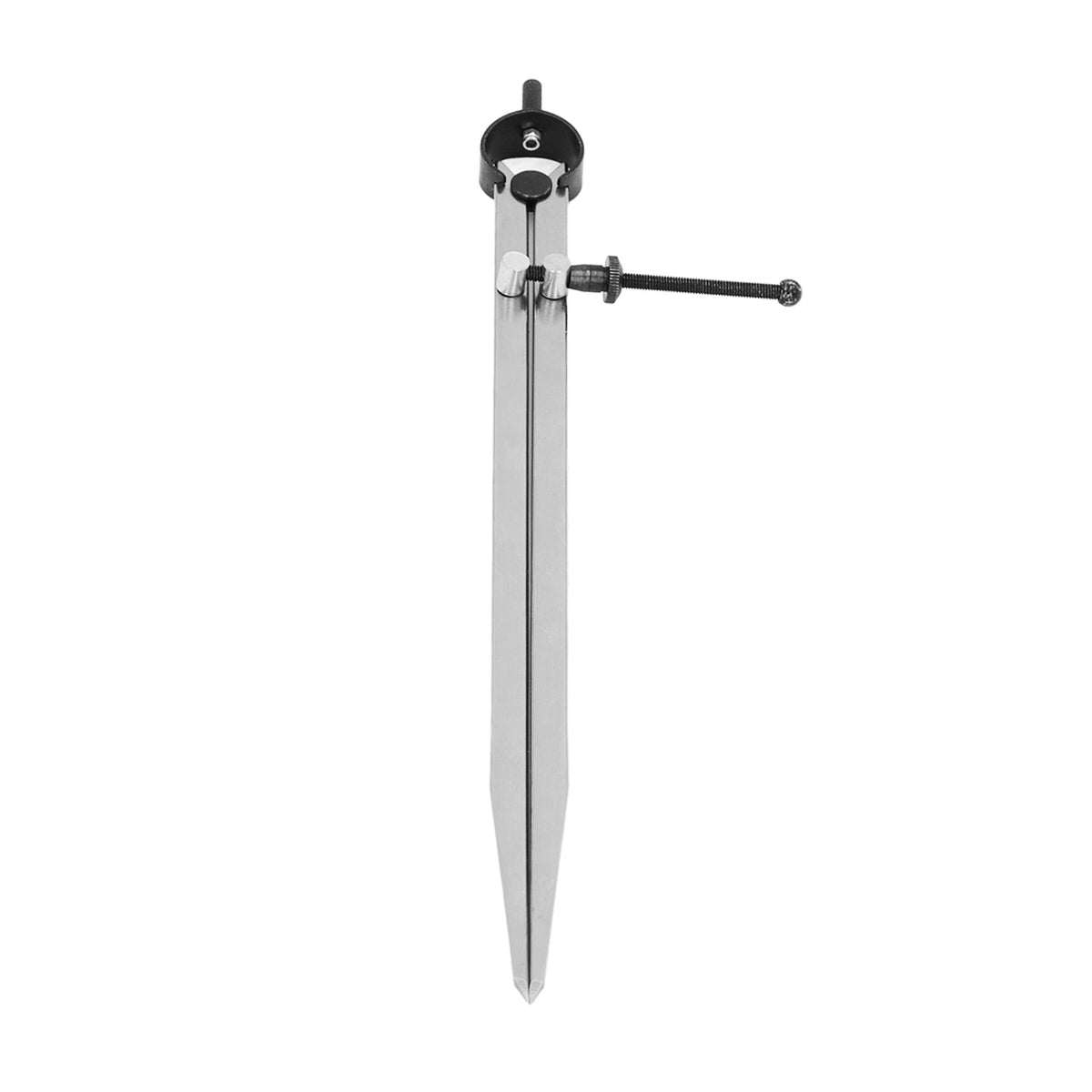 M Buder Wing Divider Adjustable Divider Calipers with Spring Nut for Leather Scribing and Marking Carbon Steel Compass Tool 5 inches / 125 mm for Wood Plastic Metal Surface