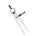 M Buder Wing Divider Adjustable Divider Calipers with Spring Nut for Leather Scribing and Marking Carbon Steel Compass Tool 5 inches / 125 mm for Wood Plastic Metal Surface