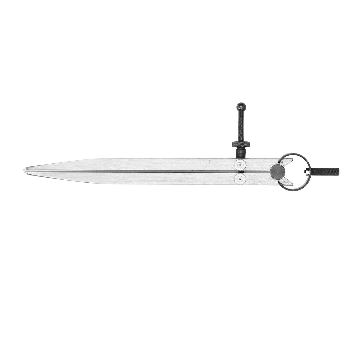 M Buder Wing Divider Adjustable Divider Calipers with Spring Nut for Leather Scribing and Marking Carbon Steel Compass Tool 5 inches / 125 mm for Wood Plastic Metal Surface