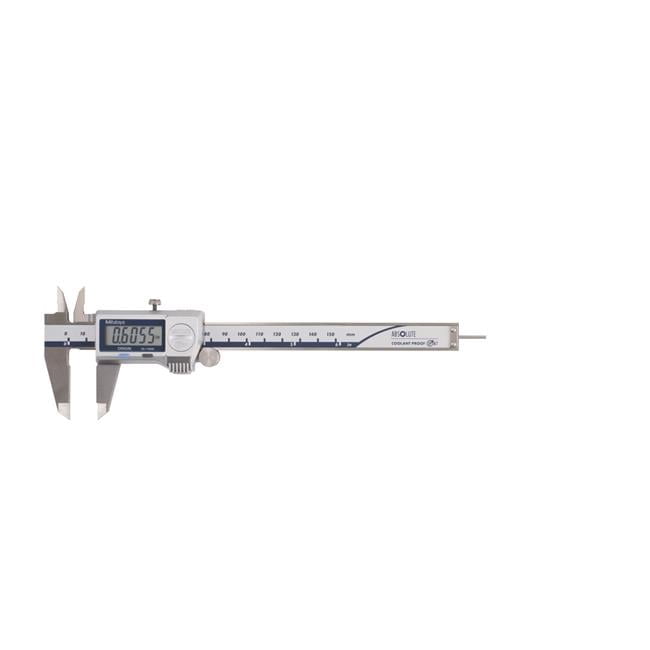 Mitutoyo 500-768-20 0-6 in. Coolant Proof Caliper with 150 mm Range Depth Bar