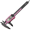 Mosiee Plastic Vernier Caliper 150mm/6 Inch Metric Inch Sliding Gauge Measuring Tool Caliper Digital Pachymeter Vernier Calipers