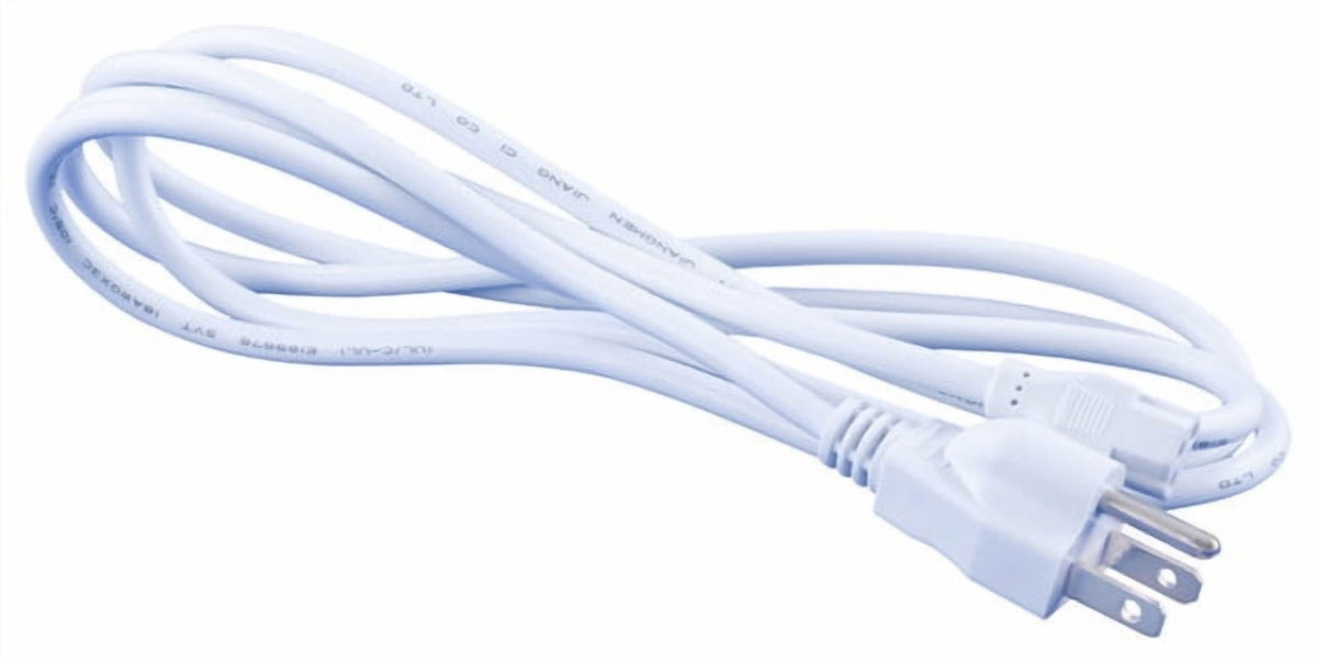 OMNIHIL Replacement (WHT) 8FT AC Cord + (15FT) 2.0 USB Cable for XYZprinting da Vinci 2.0 Duo 3D Printer