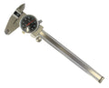 PRECISE 6" (15.24 cm) SAE Vernier Caliper | 0.001" Accuracy | Shockproof Dial | Stainless Steel | Satin Chrome Finish | 4-Way Measurement