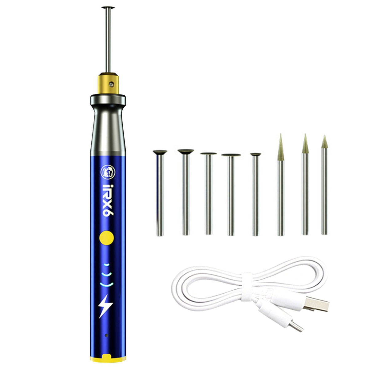 Portable Speed Electric Grinding Pen, Grinding Pen for Chip, Mini Electric Polisher Grinder for Mini Grinding Smartphone Chip Polishing Machine, 1 Set, Multisize