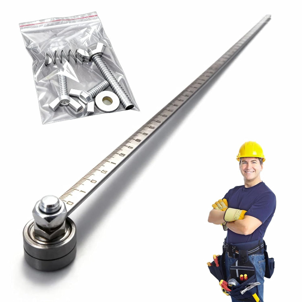 Positioning calipers for precise measurements&easy wood cutting,Circular saw guide,Precision Cutting Guide for Circular Saws,Adjustable Guide Rail, Stainless Steel Caliper Guide Rail