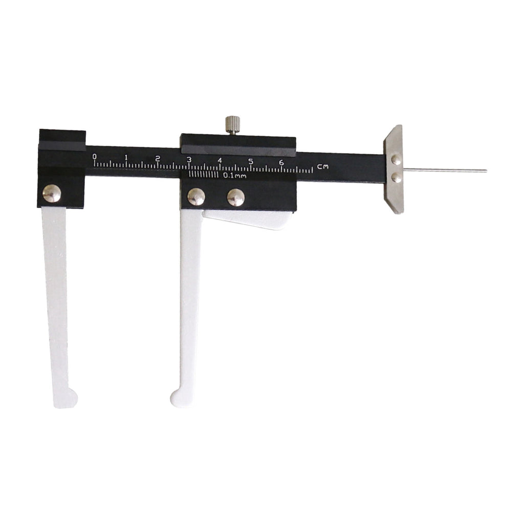 Professional Brake Rotor Micrometer 0-60mm High Accuracy Brake Disc Depth Measuring Caliper For Vehicle Maintenance