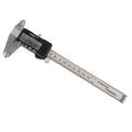 Professional Stainless Steel Digital Caliper 6 inches / 150 mm Electronic Vernier Micrometer Measuring Tool with High Precision LCD Display Auto Shut Off Feature