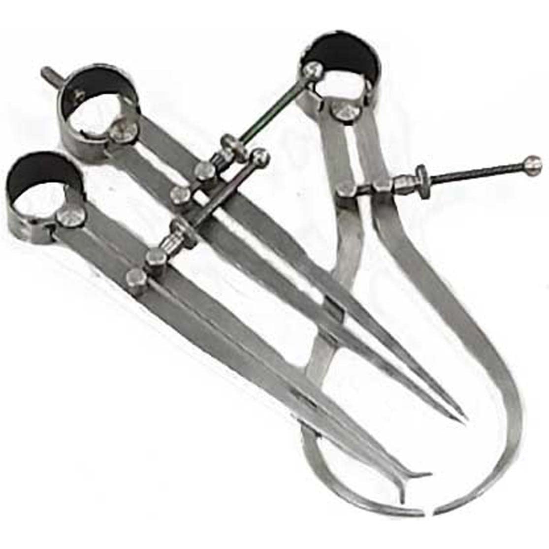 QUIX 7" (17.8 cm) Professional Caliper Set | Inside, Outside, & Divider Calipers | Heavy-Duty Grade Aluminum | Locking Screw Mechanism | Ideal for Workshops, Labs & Educational Use