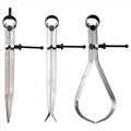 Spring Inside Outside Divider Caliper Set 8-Inch Machinist Tools 3-Pack,3 * Spring inside and outside calipers,Silver