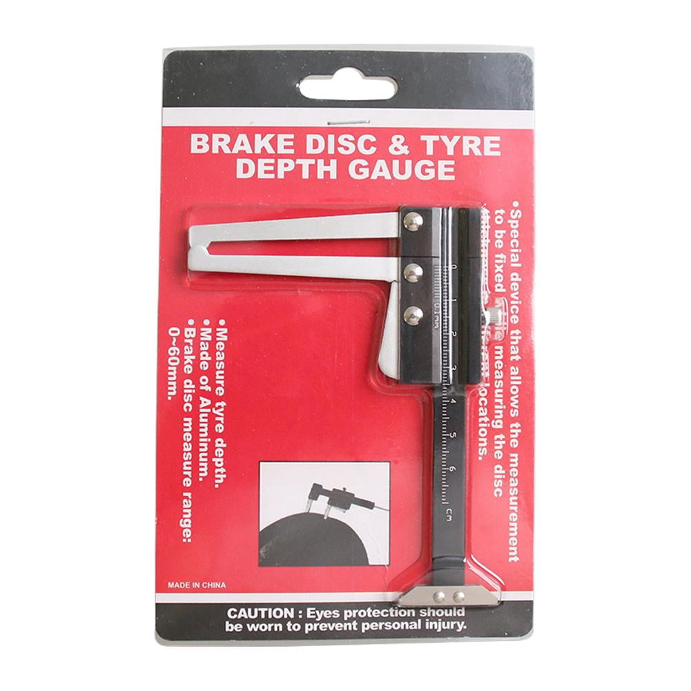Stainless Steel Digital Brake Disc Thickness Measuring Vernier Caliper for Car Maintenance
