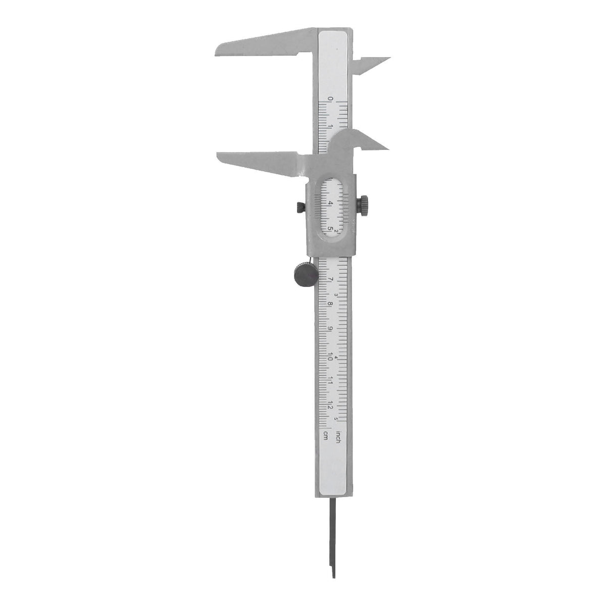 Suodoka High Precision Metal Vernier Caliper Manual Measuring Tool Micrometer Gauge for Woodworking, DIY Projects, and Professional Construction Use, 5 inches / 12.7 cm