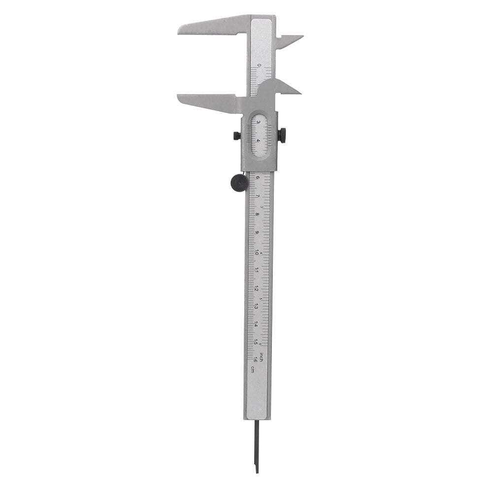 Suodoka High Precision Metal Vernier Caliper Manual Measuring Tool Micrometer Gauge for Woodworking, DIY Projects, and Professional Construction Use, 5 inches / 12.7 cm