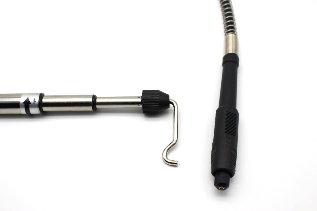 TEMO Rotary Tool Flex Shaft and Tool Hanger Work Set Compatible with Dremel Foreman and Other Rotary Tools