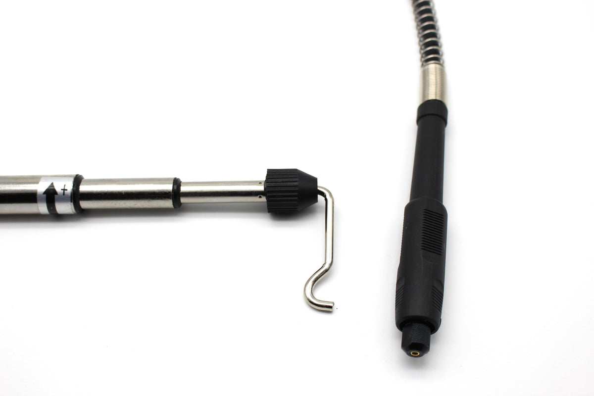 TEMO Rotary Tool Flex Shaft and Tool Hanger Work Set Compatible with Dremel Foreman and Other Rotary Tools