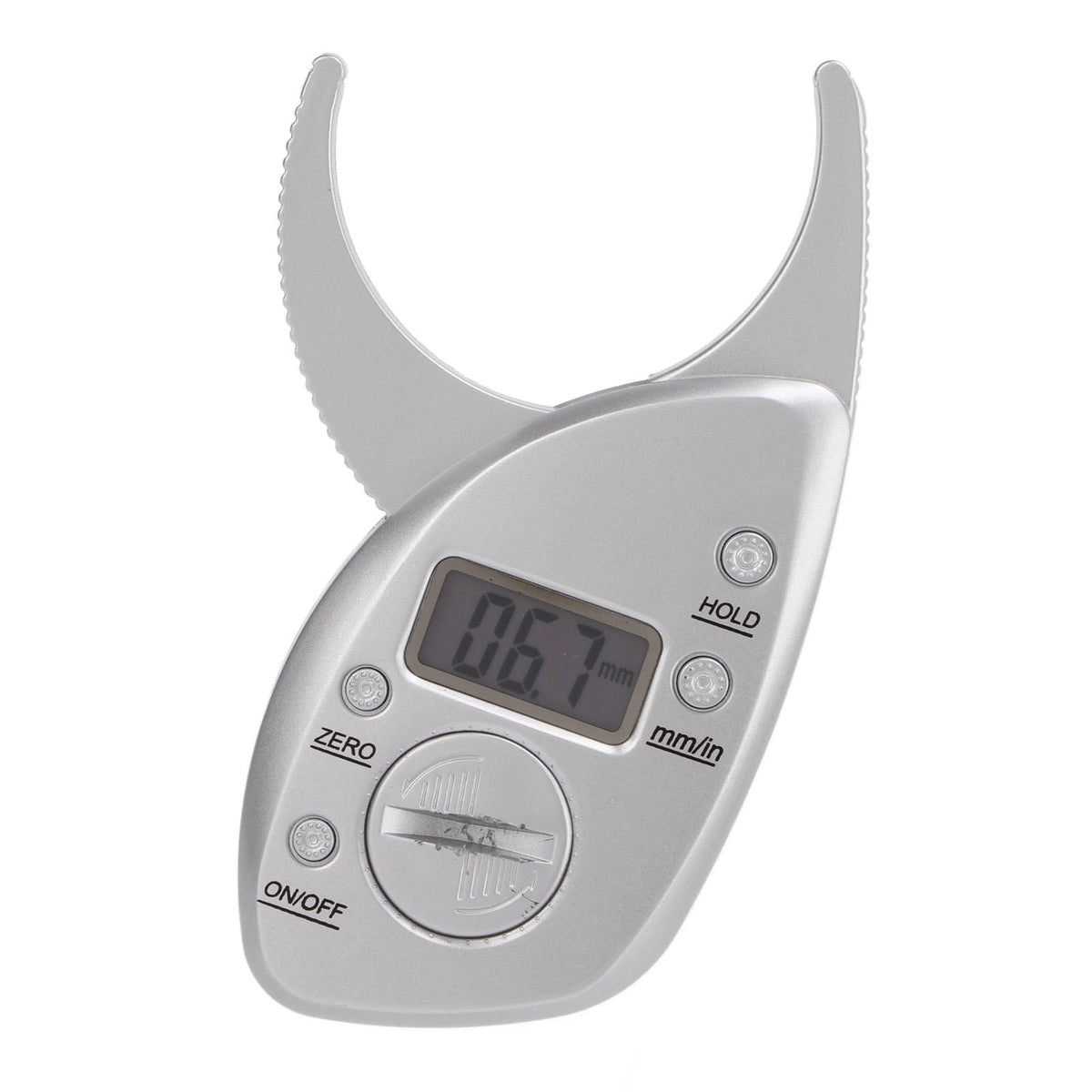 Thalyn Skin Fat Caliper Body Fat Thickness Measurement Caliper, Exquisite Fat Caliper High Definition High Accuracy for Family for Travel for Home