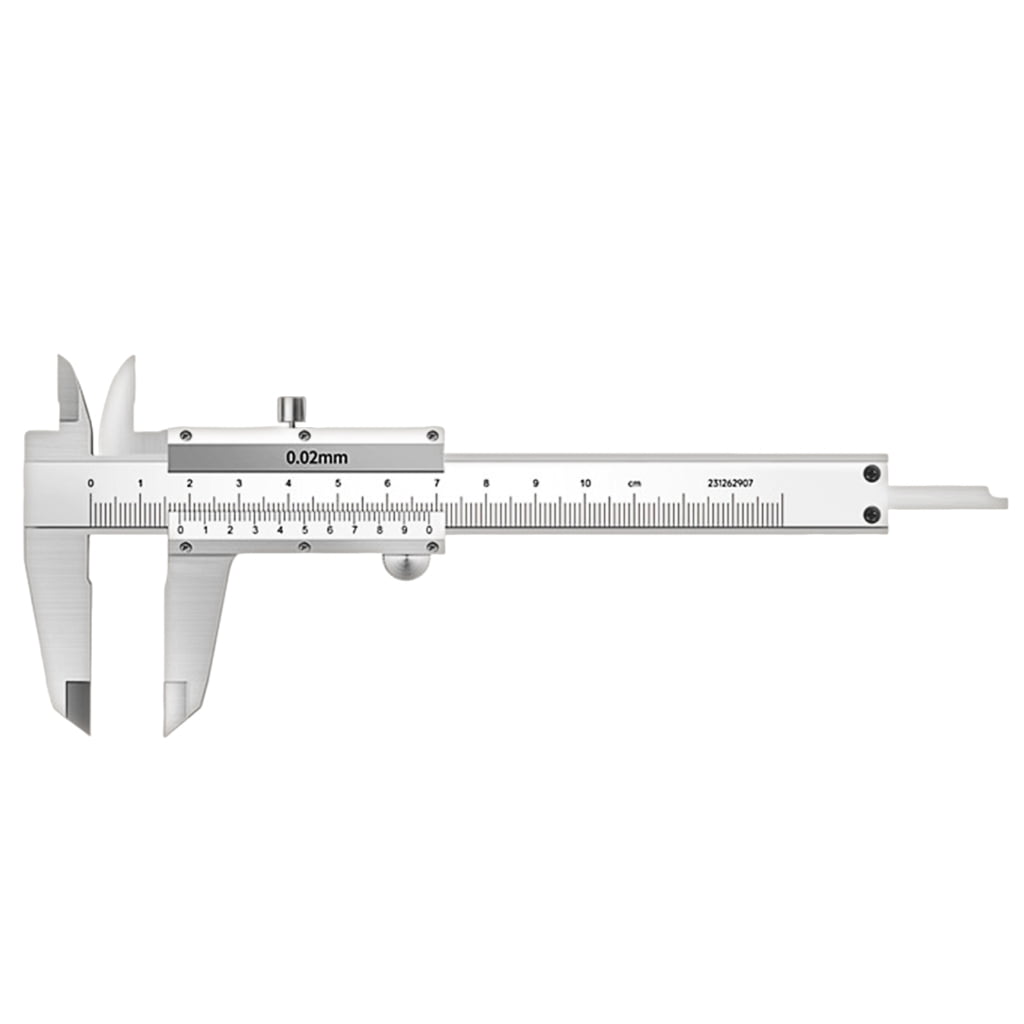 Thickness Diameter Measuring Tool Vernier Caliper for Jewelry Coin Gemstones 0-100mm Stainless Steel Caliper Micrometer