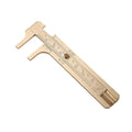 Tinksky 1pc Copper Vernier Caliper Pocket Caliper CM/Inch Dual Scale Wear Resistance with High Precision for Measurement
