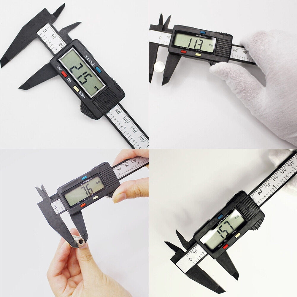 US 6" Micrometer LCD Measuring Tool Caliper Vernier Gauge Metric 150mm 6-inch