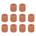 Uxcell 10Pcs Silicone Bed Mounts 3D Printer Heat Bed Silicone Leveling Column Silicone Buffer 16mm for 3D Brown