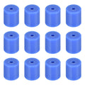Uxcell 12Pcs Silicone Bed Mounts 3D Printer Heat Bed Silicone Leveling Column Silicone Buffer 18mm for 3D Blue