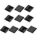 Uxcell 10Pcs 2020 Slot 4.2mm Hole Dia EU Standard Aluminum Profile End Cap 20x20mm ABS Aluminum Extrusion Plug for 3D Printer CNC