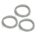 Uxcell 3D Pen Filament 3Pcs 1.75mm Total Length 196.8 Feet Gray PLA, 3D Pen Filament Refills Low Warping, for Creating Pictures Printed Model Printing Pen