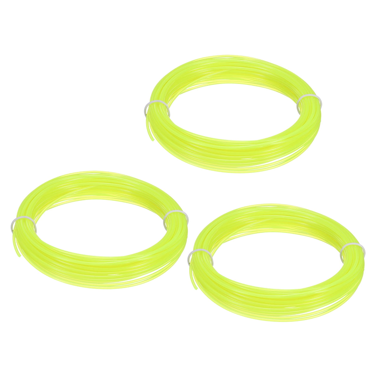 Uxcell 3D Pen Filament 3Pcs 1.75mm Total Length 196.8 Feet Transparent Lemon PLA, 3D Pen Filament Refills Low Warping, for Creating Pictures Printed Model Printing Pen