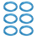 Uxcell 3D Pen Filament 6Pcs 1.75mm Total Length 196.8 Feet Blue PLA, 3D Pen Filament Refills Low Warping, for Creating Pictures Printed Model Printing Pen