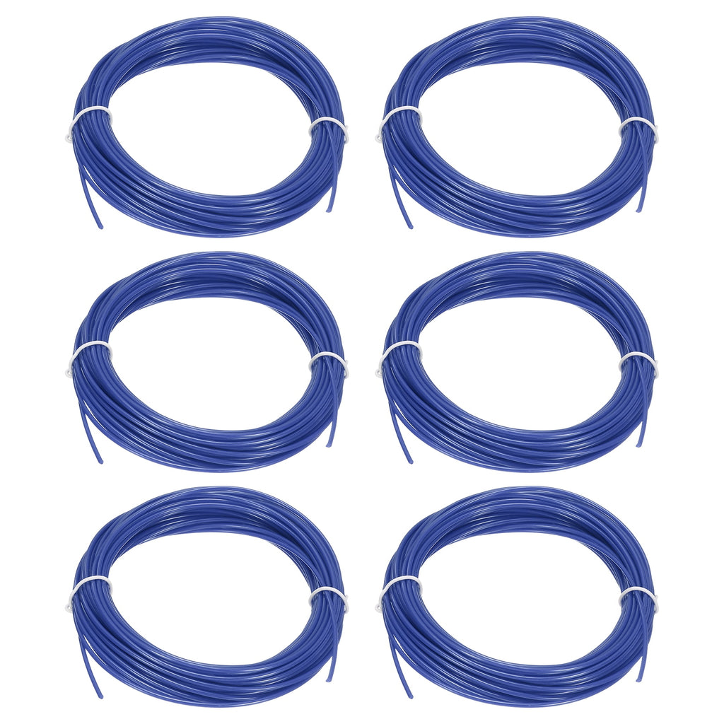 Uxcell 3D Pen Filament 6Pcs 1.75mm Total Length 196.8 Feet Dark Blue PLA, 3D Pen Filament Refills Low Warping, for Creating Pictures Printed Model Printing Pen