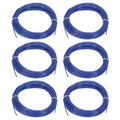 Uxcell 3D Pen Filament 6Pcs 1.75mm Total Length 196.8 Feet Dark Blue PLA, 3D Pen Filament Refills Low Warping, for Creating Pictures Printed Model Printing Pen