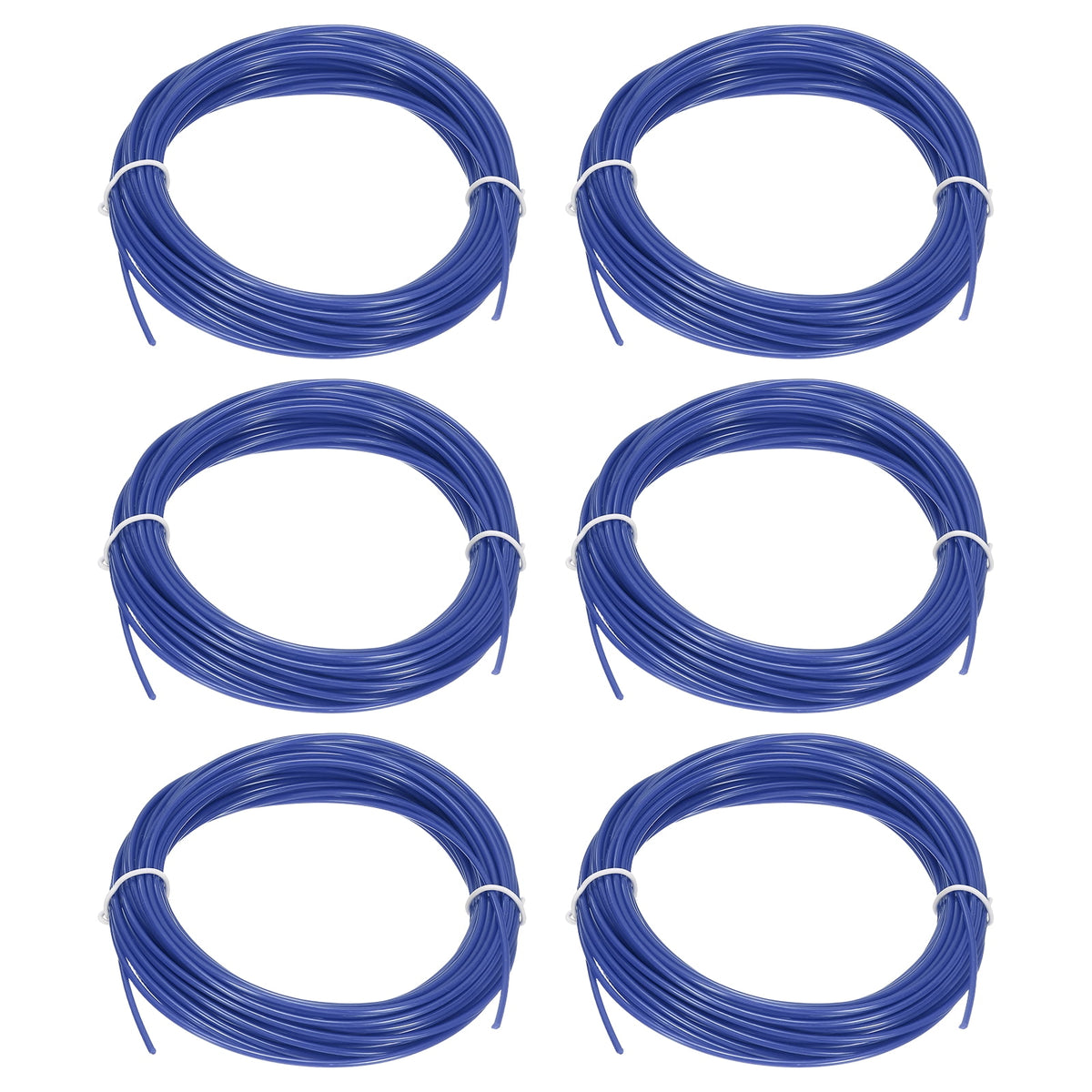 Uxcell 3D Pen Filament 6Pcs 1.75mm Total Length 196.8 Feet Dark Blue PLA, 3D Pen Filament Refills Low Warping, for Creating Pictures Printed Model Printing Pen