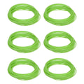 Uxcell 3D Pen Filament 6Pcs 1.75mm Total Length 196.8 Feet Green PLA, 3D Pen Filament Refills Low Warping, for Creating Pictures Printed Model Printing Pen