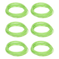 Uxcell 3D Pen Filament 6Pcs 1.75mm Total Length 196.8 Feet Light Green PLA, 3D Pen Filament Refills Low Warping, for Creating Pictures Printed Model Printing Pen