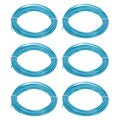 Uxcell 3D Pen Filament 6Pcs 1.75mm Total Length 196.8 Feet Sky Blue PLA, 3D Pen Filament Refills Low Warping, for Creating Pictures Printed Model Printing Pen