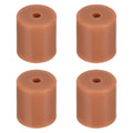 Uxcell 4Pcs Silicone Bed Mounts 3D Printer Heat Bed Silicone Leveling Column Silicone Buffer 18mm for 3D Brown