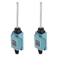 Uxcell Limit Switch Flexible Coil Spring Momentary Switch ME-9101 1NC1NO for 3D Printer Door Switch 2 Pcs