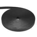 Uxcell Polyurethane PU Fiber Cord 2GT Timing Belt 10x5000mm 2mm Pitch 2mm Thick Black Open Loop Pulley Timing Belt for 3D Printer