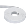 Uxcell Polyurethane PU Steel Cord 2GT Timing Belt 15x2000mm2mm Pitch 2mm Thick White Open Loop Pulley Timing Belt for 3D Printer