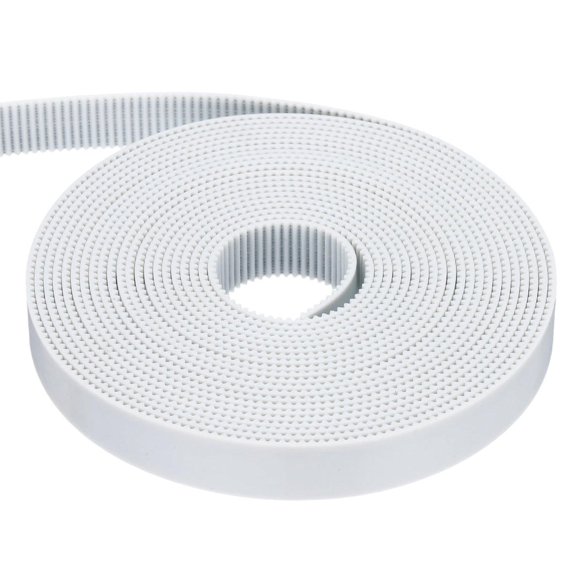 Uxcell Polyurethane PU Steel Cord 2GT Timing Belt 15x5000mm2mm Pitch 2mm Thick White Open Loop Pulley Timing Belt for 3D Printer