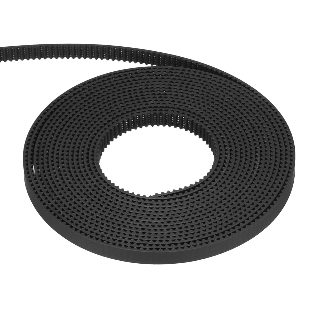 Uxcell Polyurethane PU Steel Cord 2GT Timing Belt 6x2000mm2mm Pitch 1.5mm Thick Black Open Loop Pulley Timing Belt for 3D Printer