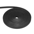 Uxcell Polyurethane PU Steel Cord 2GT Timing Belt 6x2000mm2mm Pitch 2mm Thick Black Open Loop Pulley Timing Belt for 3D Printer